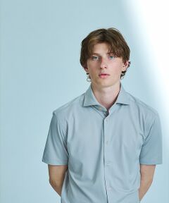 ABAHOUSE / アバハウス シャツ・ブラウス | 【接触冷感】アイスピケ ストレッチ 半袖シャツ / FLEX SHIRTS【予約