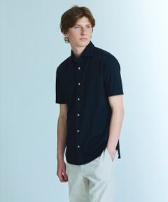 ABAHOUSE / アバハウス シャツ・ブラウス | 【接触冷感】アイスピケ ストレッチ 半袖シャツ / FLEX SHIRTS