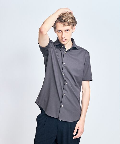 ABAHOUSE / アバハウス シャツ・ブラウス | 【接触冷感】アイスピケ ストレッチ 半袖シャツ / FLEX SHIRTS | 詳細29