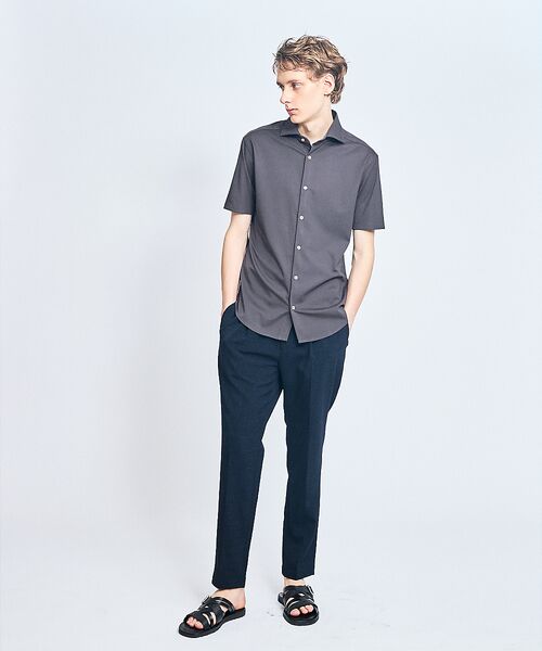 ABAHOUSE / アバハウス シャツ・ブラウス | 【接触冷感】アイスピケ ストレッチ 半袖シャツ / FLEX SHIRTS | 詳細30