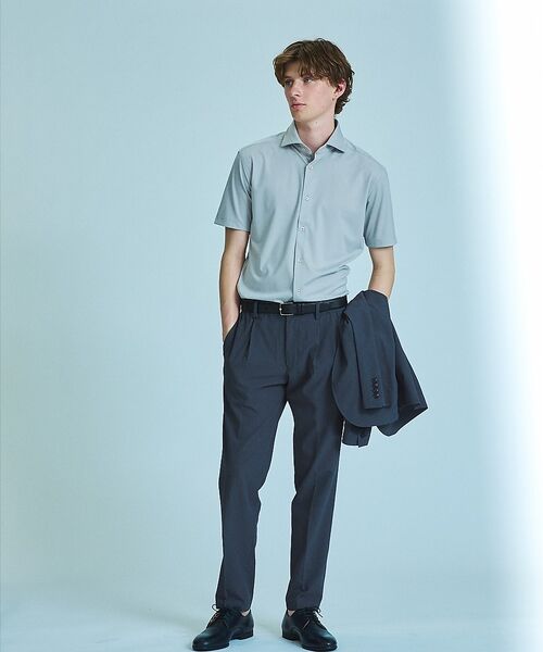 ABAHOUSE / アバハウス シャツ・ブラウス | 【接触冷感】アイスピケ ストレッチ 半袖シャツ / FLEX SHIRTS【予約 | 詳細1