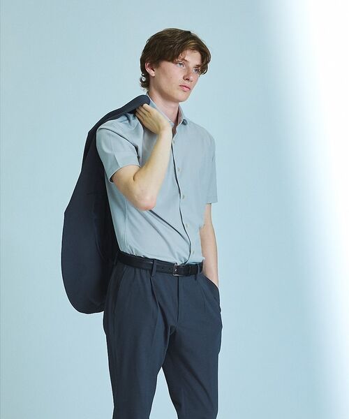 ABAHOUSE / アバハウス シャツ・ブラウス | 【接触冷感】アイスピケ ストレッチ 半袖シャツ / FLEX SHIRTS【予約 | 詳細4