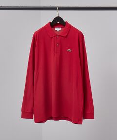 【LACOSTE】ロゴ 長袖ポロシャツ