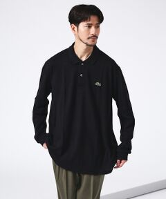 【LACOSTE】ロゴ 長袖ポロシャツ