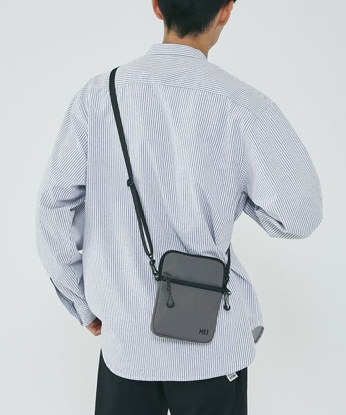 【MEI / メイ】ロゴ刺繍 お財布 ミニショルダーバッグ