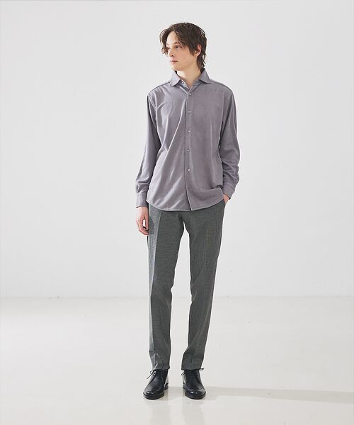 ABAHOUSE / アバハウス シャツ・ブラウス | 【FLEX SHIRTS】ネオスウェード ツイル 長袖シャツ | 詳細15