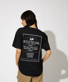ABAHOUSE / アバハウス Tシャツ | 【FRUIT OF THE LOOM】フロント＆バックプリント クルーネック シ