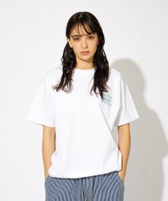 【FRUIT OF THE LOOM】フロント＆バックプリント クルーネック シ