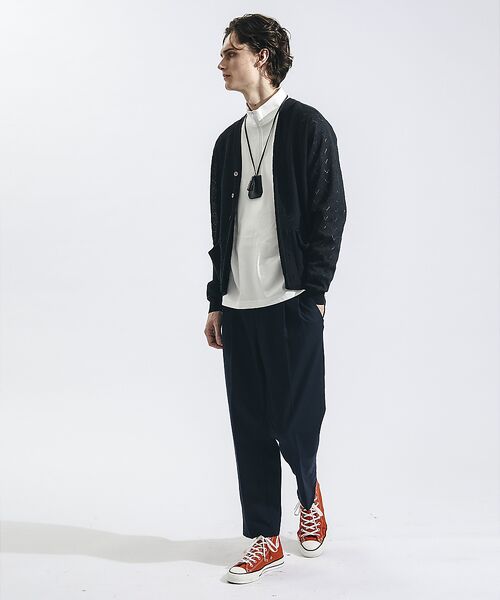 ABAHOUSE / アバハウス Tシャツ | 【ハーフジップ】スムース ポンチ ロンT | 詳細6