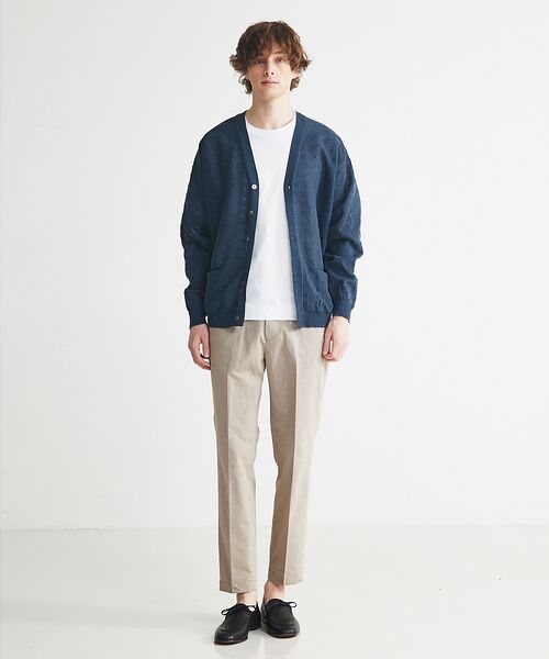 ABAHOUSE / アバハウス カーディガン・ボレロ | 【リネン混】透かし編み シアー カーディガン | 詳細5