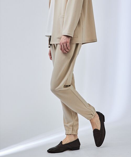 ABAHOUSE / アバハウス パンツ | 【セットアップ対応】ハイストレッチ ジョーゼット ジョガーパンツ | 詳細11