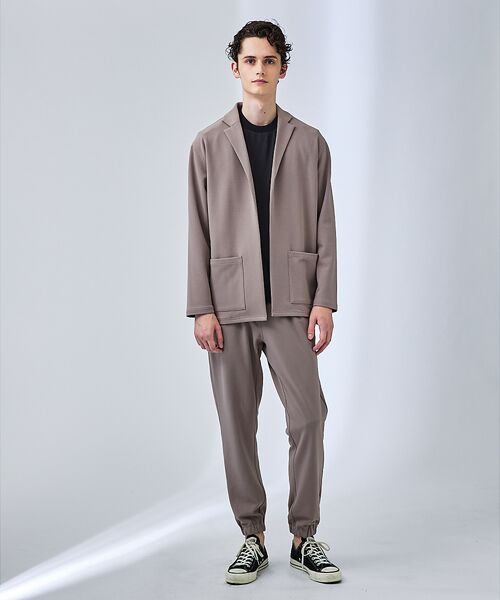 ABAHOUSE / アバハウス パンツ | 【セットアップ対応】ハイストレッチ ジョーゼット ジョガーパンツ | 詳細19