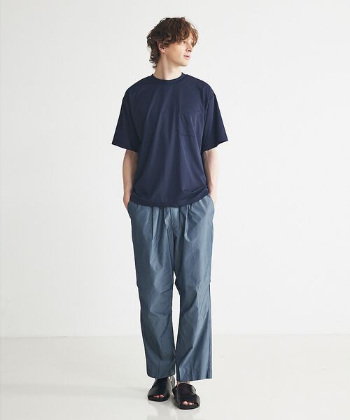 ABAHOUSE / アバハウス パンツ | 【セットアップ対応】シャンブレー タイプライター アトリエパンツ | 詳細8