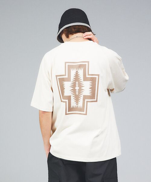 ABAHOUSE / アバハウス Tシャツ | WEB限定 【PENDLETON/ペンドルトン】ネイティブ柄バックプリント ショ | 詳細11