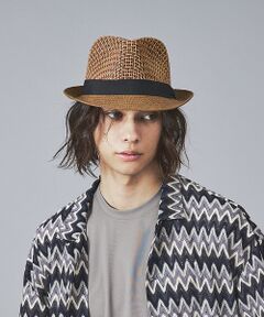 ABAHOUSE / アバハウス ハット | 【RUBEN/ルーベン】MIX PAPER /ミックスペーパー中折れハット