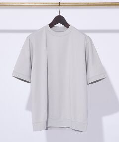 【リブ付】シルケット ポンチ 半袖 Tシャツ