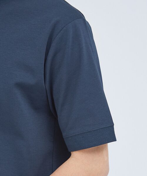 ABAHOUSE / アバハウス Tシャツ | 【リブ付】シルケット ポンチ 半袖 Tシャツ | 詳細16
