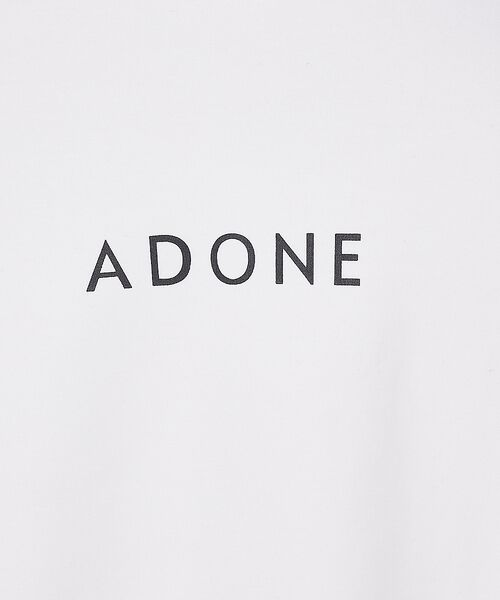 ABAHOUSE / アバハウス Tシャツ | 【ADONE】ベアポンチ ロゴ 半袖Tシャツ | 詳細1