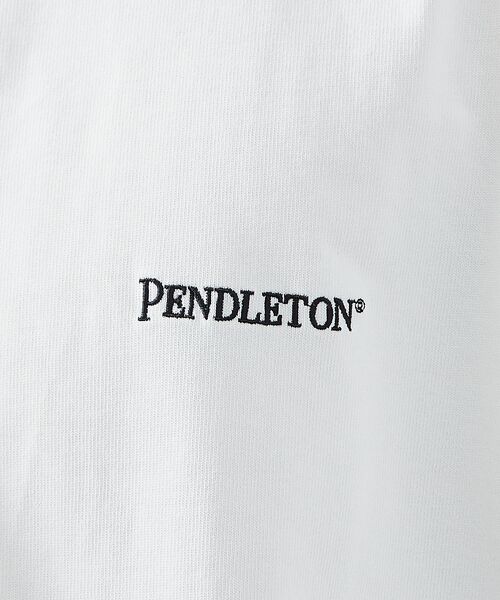 ABAHOUSE / アバハウス Tシャツ | WEB限定【PENDLETON/ペンドルトン】ハーディング柄刺繍 Tシャツ | 詳細11