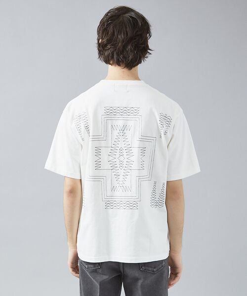 ABAHOUSE / アバハウス Tシャツ | WEB限定【PENDLETON/ペンドルトン】ハーディング柄刺繍 Tシャツ | 詳細6