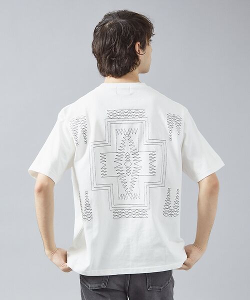 WEB限定【PENDLETON/ペンドルトン】ハーディング柄刺繍 Tシャツ【予約