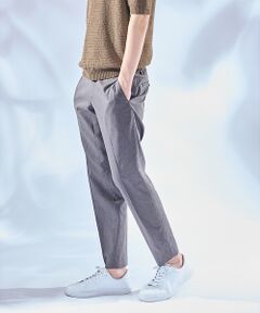 ABAHOUSE / アバハウス スラックス・ドレスパンツ | 【セットアップ対応】ソロストレッチ リネン テーパード パンツ / スラックス