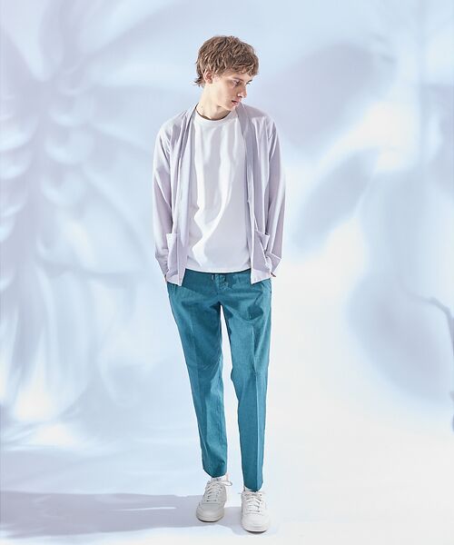 ABAHOUSE / アバハウス スラックス・ドレスパンツ | 【セットアップ対応】ソロストレッチ リネン テーパード パンツ / スラックス | 詳細27