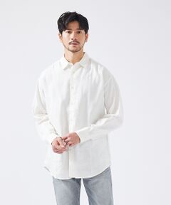 【LUXE Linen Solaro】長袖 リネンシャツ