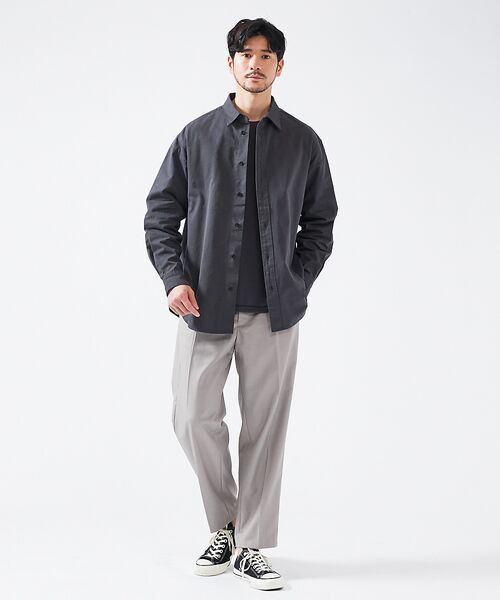 ABAHOUSE / アバハウス Tシャツ | 【ストレッチテレコ】長袖Tシャツ | 詳細8