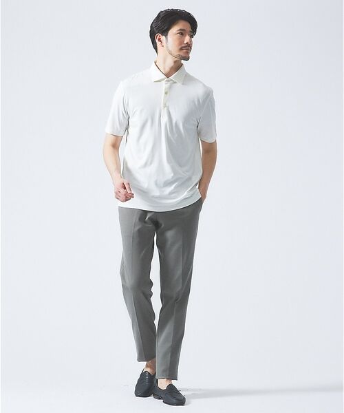 ABAHOUSE / アバハウス ポロシャツ | 【接触冷感】アイスピケ ストレッチ ポロシャツ / FLEX COOL | 詳細9