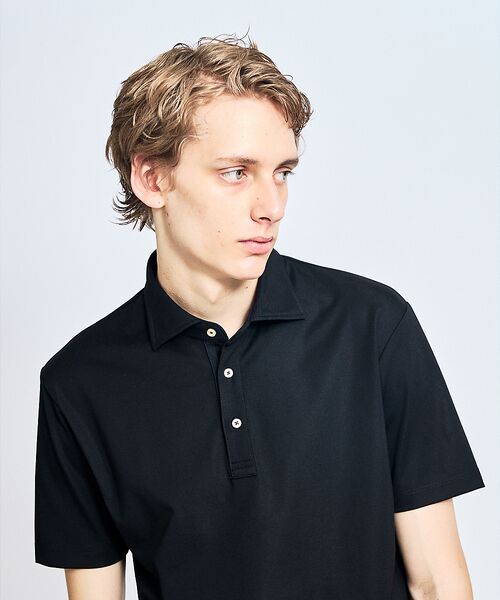 ABAHOUSE / アバハウス ポロシャツ | 【接触冷感】アイスピケ ストレッチ ポロシャツ / FLEX COOL | 詳細28