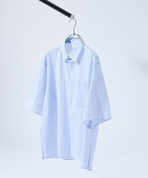 ABAHOUSE / アバハウス シャツ・ブラウス | 【シアージャガード】ボックスシルエット 半袖シャツ / ハーフスリーブ シアーシ | 詳細22