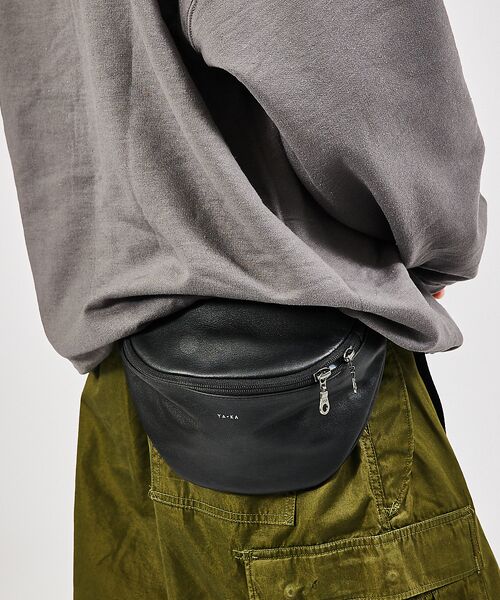 ABAHOUSE / アバハウス メッセンジャーバッグ・ウエストポーチ | 【YArKA/ヤーカ】real leather zip shoulder bag | 詳細2