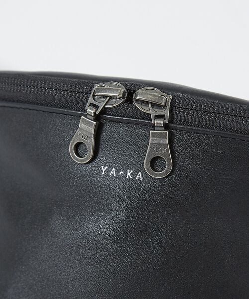 ABAHOUSE / アバハウス メッセンジャーバッグ・ウエストポーチ | 【YArKA/ヤーカ】real leather zip shoulder bag | 詳細5