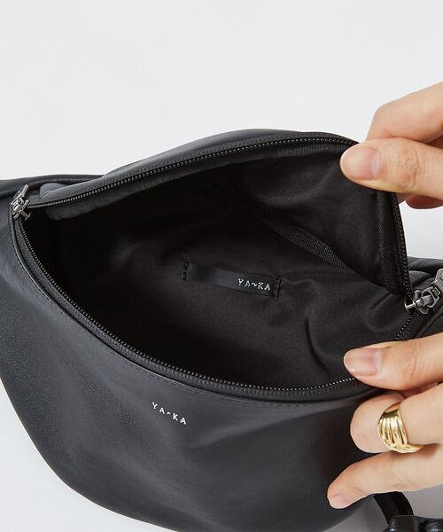 ABAHOUSE / アバハウス メッセンジャーバッグ・ウエストポーチ | 【YArKA/ヤーカ】real leather zip shoulder bag | 詳細6