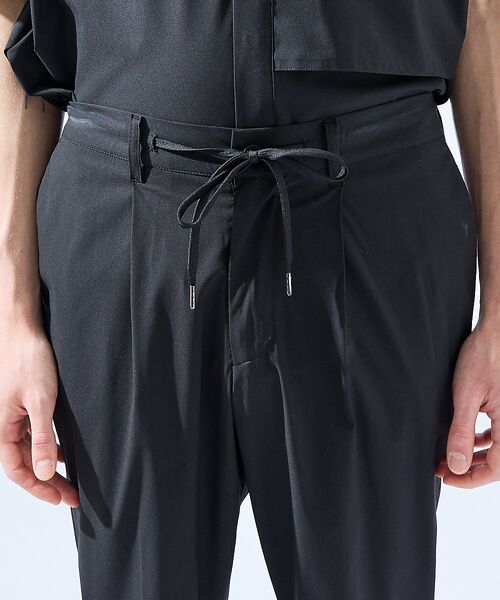 ABAHOUSE / アバハウス スラックス・ドレスパンツ | 【AH ABAHOUSE / セットアップ対応】撥水 ストレッチ タックスラック | 詳細25