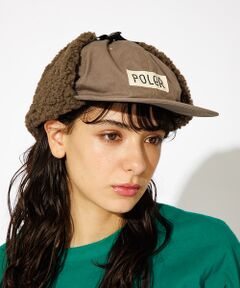 【POLeR/ポーラー】COTTON BOA FLAP CAP/フライトキャップ