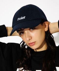 【POLeR/ポーラー】WOOL EMB BASEBALL CAP/ウールシンプ