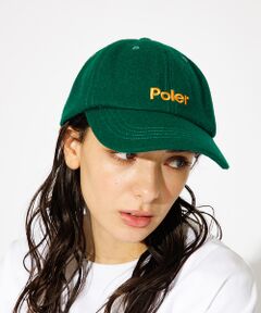 【POLeR/ポーラー】WOOL EMB BASEBALL CAP/ウールシンプ