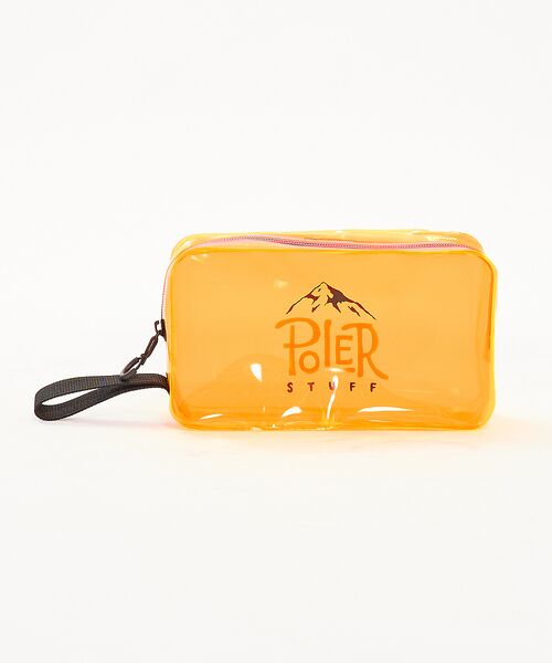 ABAHOUSE / アバハウス ポーチ | 【POLeR/ポーラー】PVC CLEAR POUCH M/クリア防水ポーチ | 詳細5