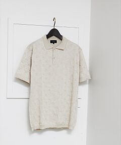ABAHOUSE / アバハウス ポロシャツ | 【レーヨン×ラミー】ニットポロシャツ