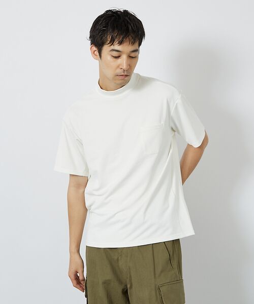 ABAHOUSE / アバハウス Tシャツ | MOCK-NECK TEE/モックネックTシャツ | 詳細15