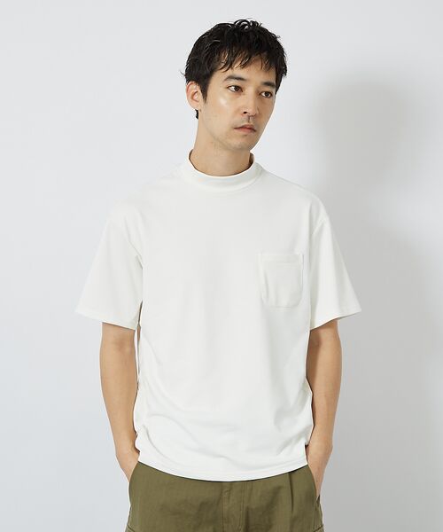 ABAHOUSE / アバハウス Tシャツ | MOCK-NECK TEE/モックネックTシャツ | 詳細16