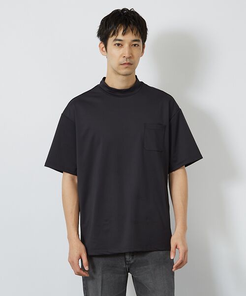 ABAHOUSE / アバハウス Tシャツ | MOCK-NECK TEE/モックネックTシャツ | 詳細19