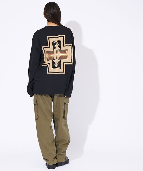 ABAHOUSE / アバハウス スウェット | 【PENDLETON/ペンドルトン】Back Print Sweat / cre | 詳細21