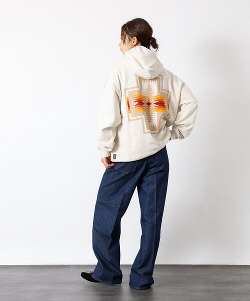 ABAHOUSE / アバハウス パーカー | 【PENDLETON/ペンドルトン】Back Print food / loos | 詳細11