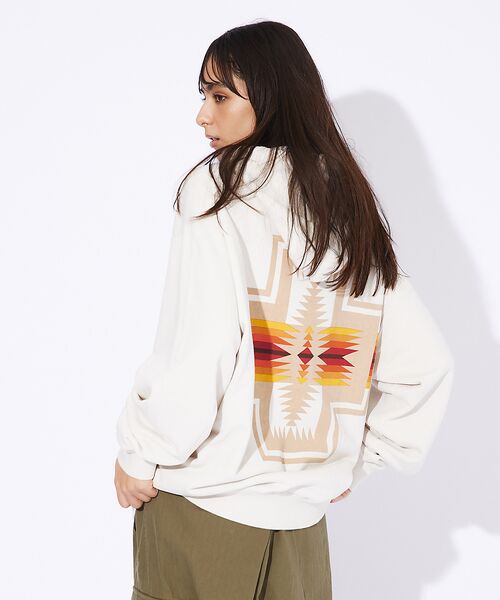 ABAHOUSE / アバハウス パーカー | 【PENDLETON/ペンドルトン】Back Print food / loos | 詳細12