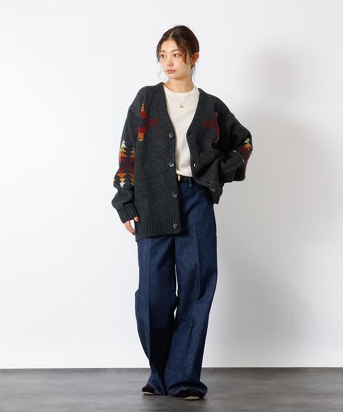 ABAHOUSE / アバハウス ニット・セーター | 【PENDLETON/ペンドルトン】Shetland Wool Cardigan | 詳細12