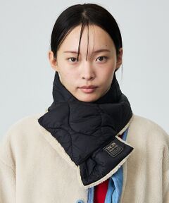 ABAHOUSE / アバハウス マフラー・ショール・スヌード・ストール | 【WEB限定】TAION/タイオン リバーシブル ダウンマフラー-ソフトシェルR