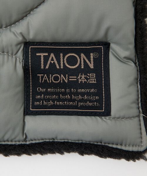 ABAHOUSE / アバハウス マフラー・ショール・スヌード・ストール | 【WEB限定】TAION/タイオン リバーシブル ダウンマフラー-ソフトシェルR | 詳細7